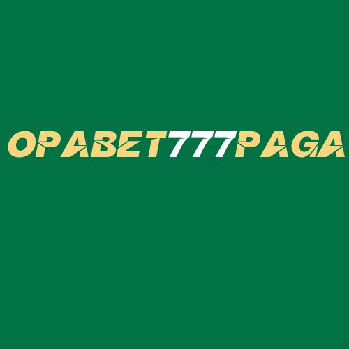 Logo da OPABET777PAGA